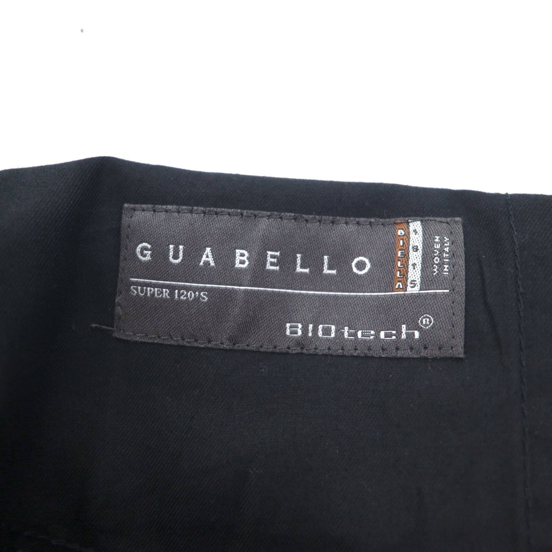 HUGO BOSS イタリア製 SUPER 120's ワイド スラックスパンツ スーツ XL グレー BIO TECH バイオテック GUABELLO