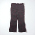 Sears 70s Kings Road Bootcut Slacks, Size L, Gray, Glen Plaid, Houndstooth, Perma-Present, Scovill Zip