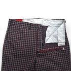 Sears 70s Kings Road Bootcut Slacks, Size L, Gray, Glen Plaid, Houndstooth, Perma-Present, Scovill Zip