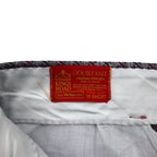 Sears 70s Kings Road Bootcut Slacks, Size L, Gray, Glen Plaid, Houndstooth, Perma-Present, Scovill Zip