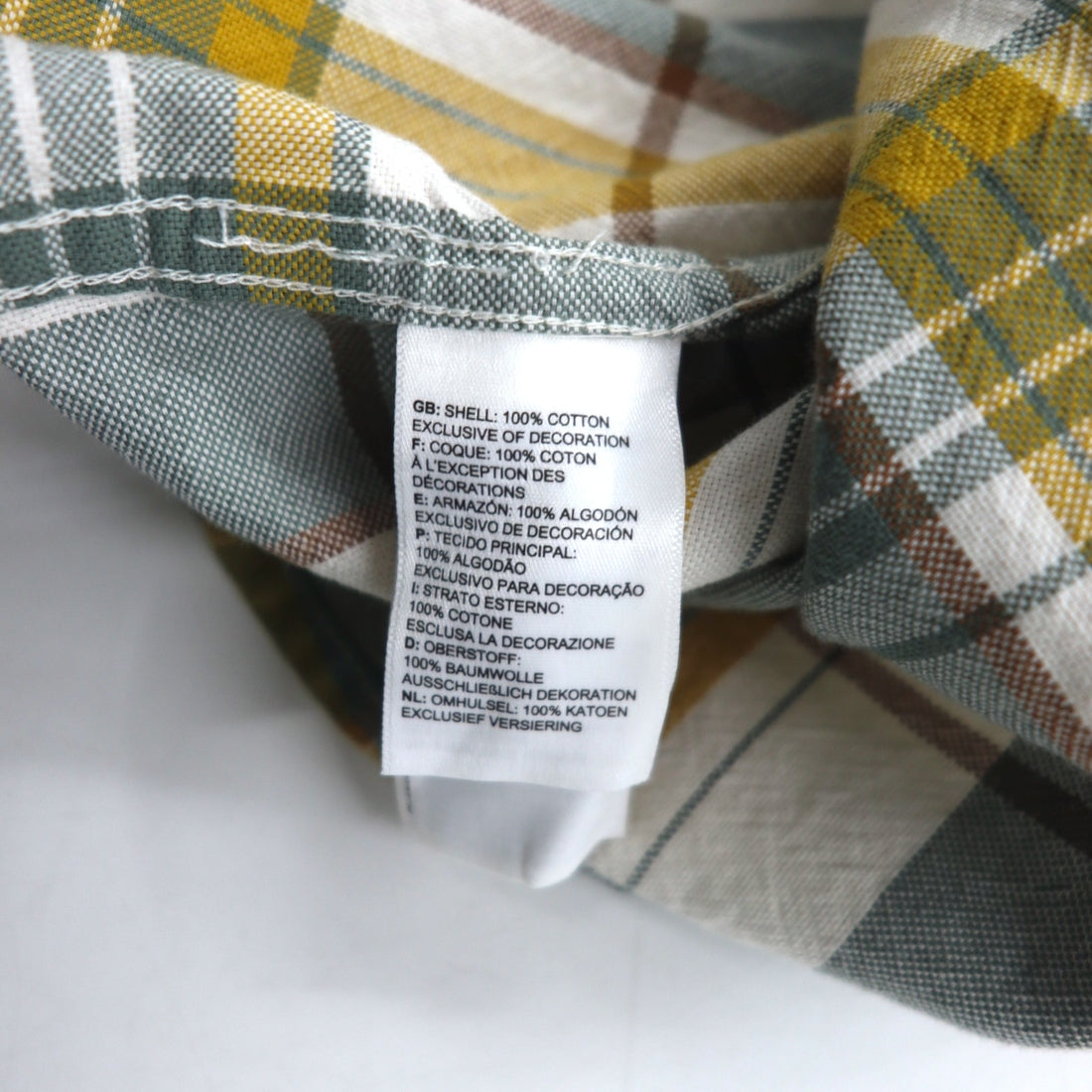THE NORTH FACE Check Shirt L Green White Cotton US Standard Hayden Pass 2.0 Shirt NF0A55U8
