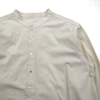 Bulgaria 50s Grandpa Shirt, 50s Replica Bulgarian Army Sleeping Shirt, Grandpa Shirt, XL, Off-White, Unused