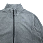 THE NORTH FACE POLARTEC Full Zip Fleece Jacket S Gray Polyester Logo Embroidery