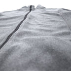 THE NORTH FACE POLARTEC Full Zip Fleece Jacket S Gray Polyester Logo Embroidery