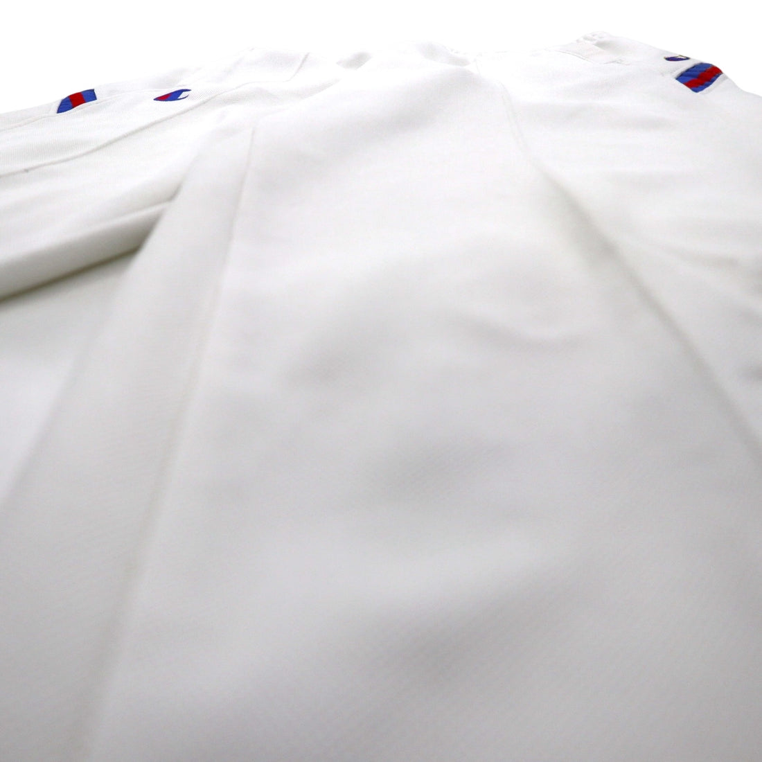 Champion 90s Jersey Track Pants, Size XL, White, Polyester, Zippered Hem, Slit, Made in Japan