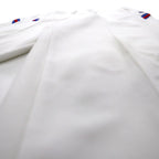 Champion 90s Jersey Track Pants, Size XL, White, Polyester, Zippered Hem, Slit, Made in Japan