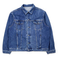 日本然リトテ-古着オンライン-90年代 OCTET デニムジャケット Gジャン XL ブルー コットン-90's OCTET Denim Jacket G Jean XL Blue Cotton