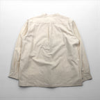 Bulgaria 50s Grandpa Shirt, 50s Replica Bulgarian Army Sleeping Shirt, Grandpa Shirt, XL, Off-White, Unused