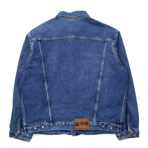 90s OCTET denim jacket, G-jacket, XL, blue, cotton