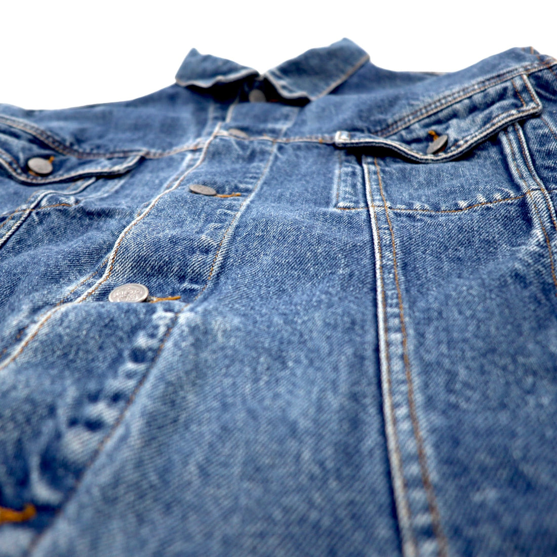 90s OCTET denim jacket, G-jacket, XL, blue, cotton