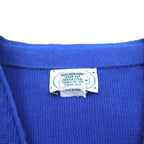 IZOD LACOSTE 80年代 USA製 ニット カーディガン L ブルー アクリル