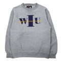 日本然リトテ-古着オンライン-USA製 90年代 SOFFE カレッジ プリント スウェット M グレー コットン WIU-USA Made 90's SOFFE College Print Sweatshirt M Gray Cotton WIU