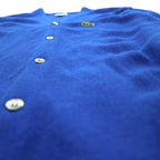 IZOD LACOSTE 80年代 USA製 ニット カーディガン L ブルー アクリル