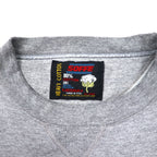 Made in USA 90s SOFFE College Print Sweatshirt M Grey Cotton WIU