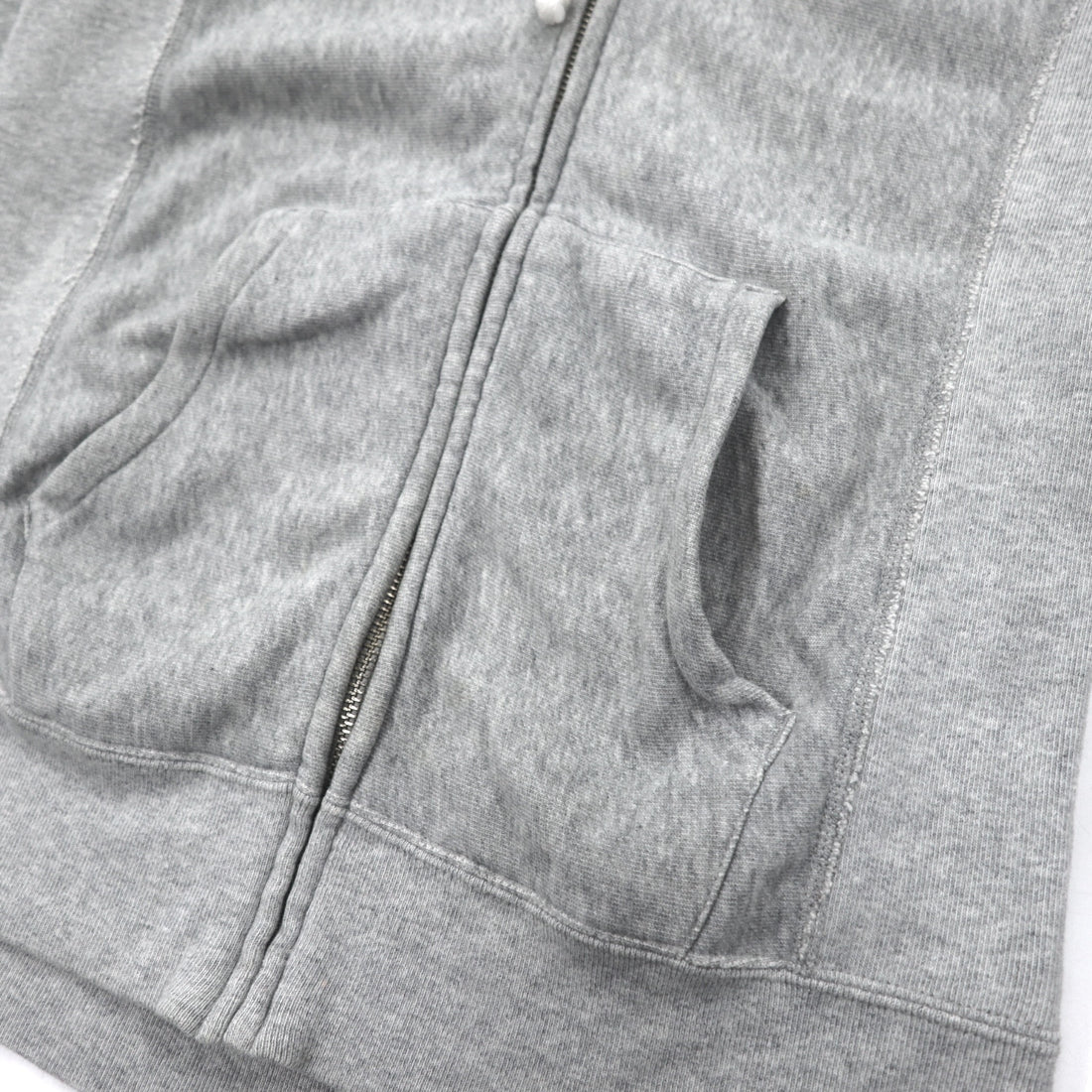 Champion Reverse Weave Full Zip Hoodie, Medium, Gray, Cotton, CW-F101