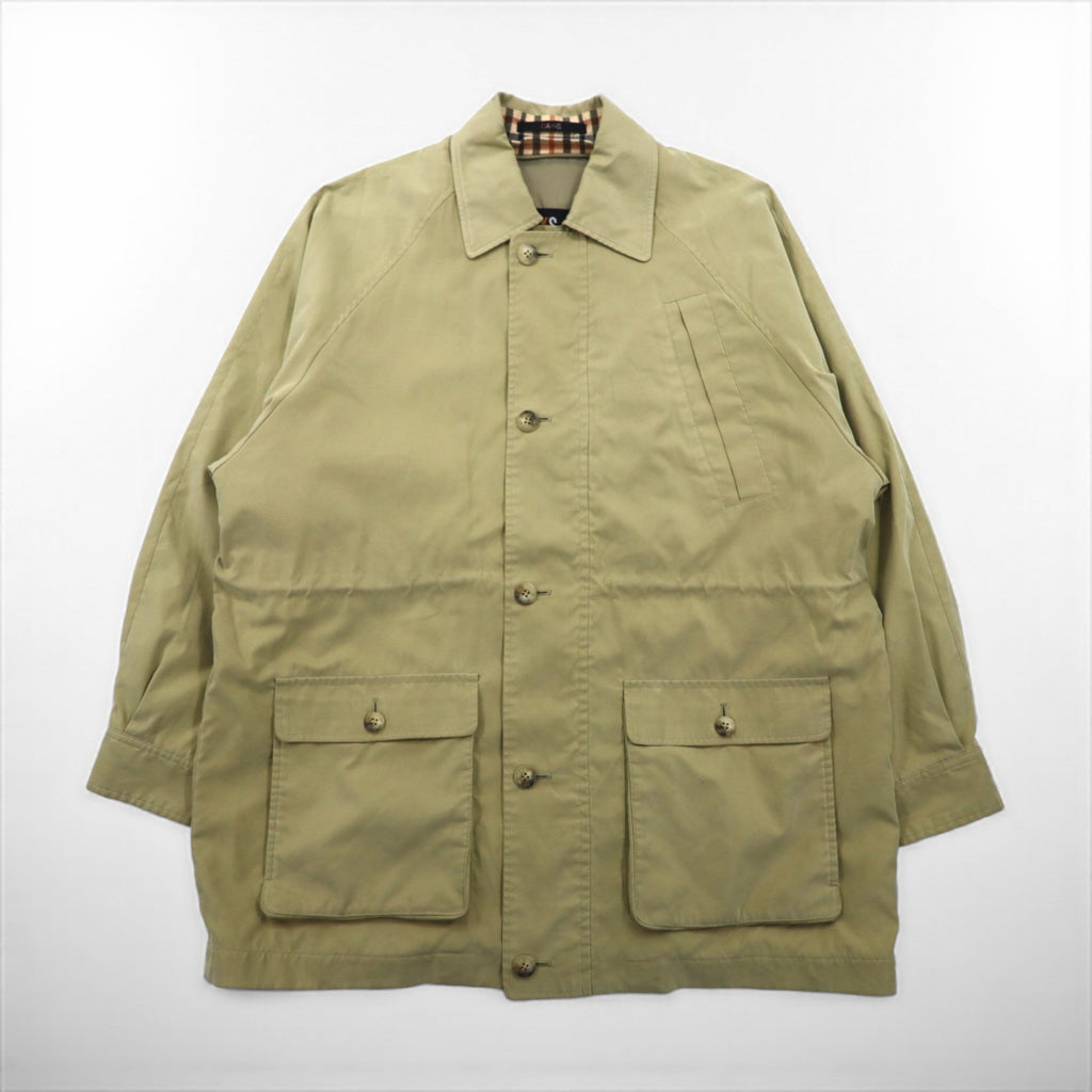 DAKS 80s Field Jacket, Peach Skin, Bal Collar, Size M, Drawcord, Made in Japan