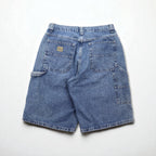Lee DUNGAREES Buddy Lee Short Denim Painter Pants, Size M, Indigo and Blue