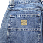 Lee DUNGAREES Buddy Lee Short Denim Painter Pants, Size M, Indigo and Blue