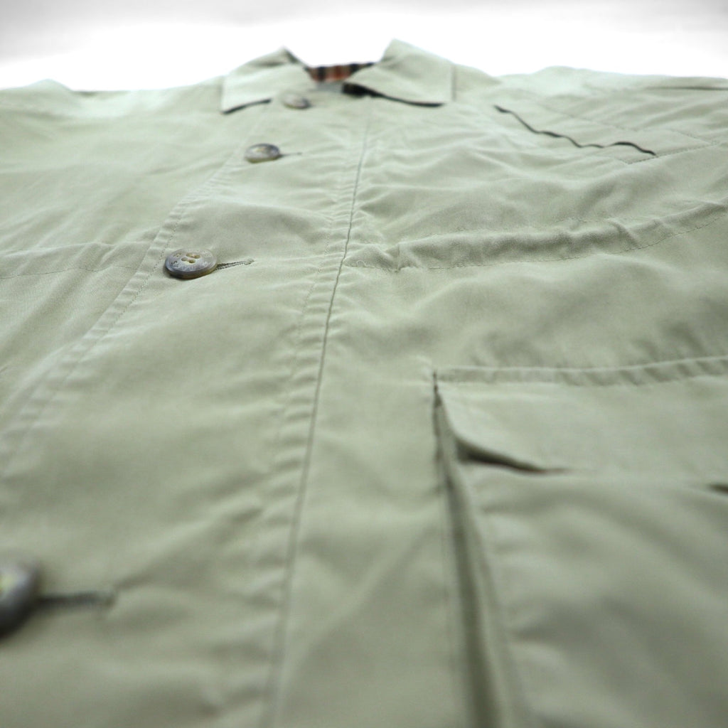 DAKS 80s Field Jacket, Peach Skin, Bal Collar, Size M, Drawcord, Made in Japan