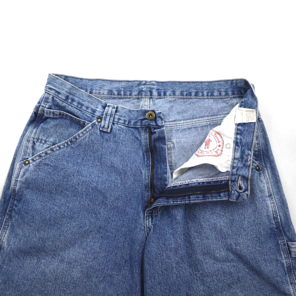 Lee DUNGAREES Buddy Lee Short Denim Painter Pants, Size M, Indigo and Blue