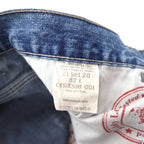 Lee DUNGAREES Buddy Lee Short Denim Painter Pants, Size M, Indigo and Blue