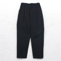 SOUMO Tuck Wide Slacks Pants M Grey Wool Slit Made in Japan