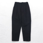 SOUMO Tuck Wide Slacks Pants M Grey Wool Slit Made in Japan