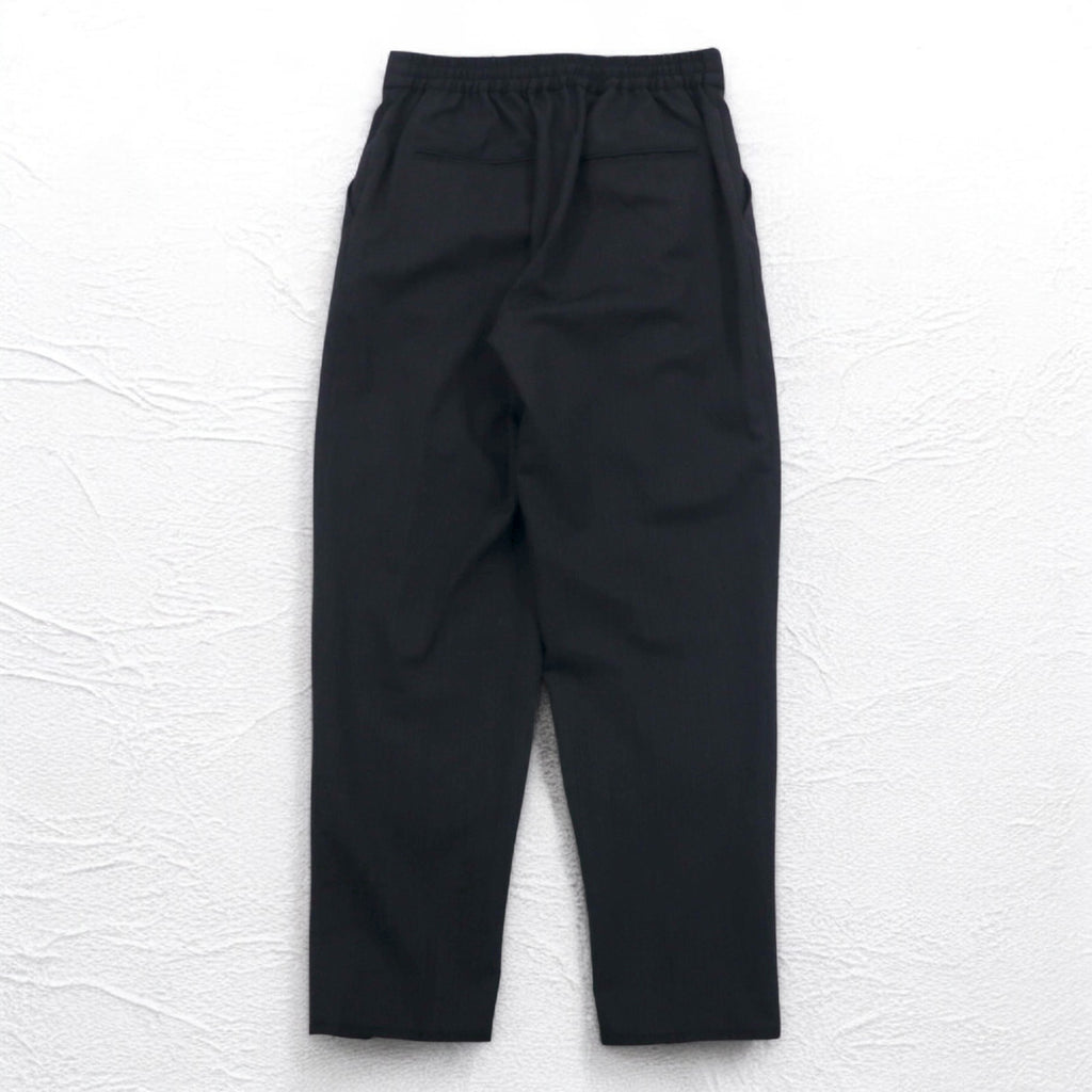 SOUMO Tuck Wide Slacks Pants M Grey Wool Slit Made in Japan