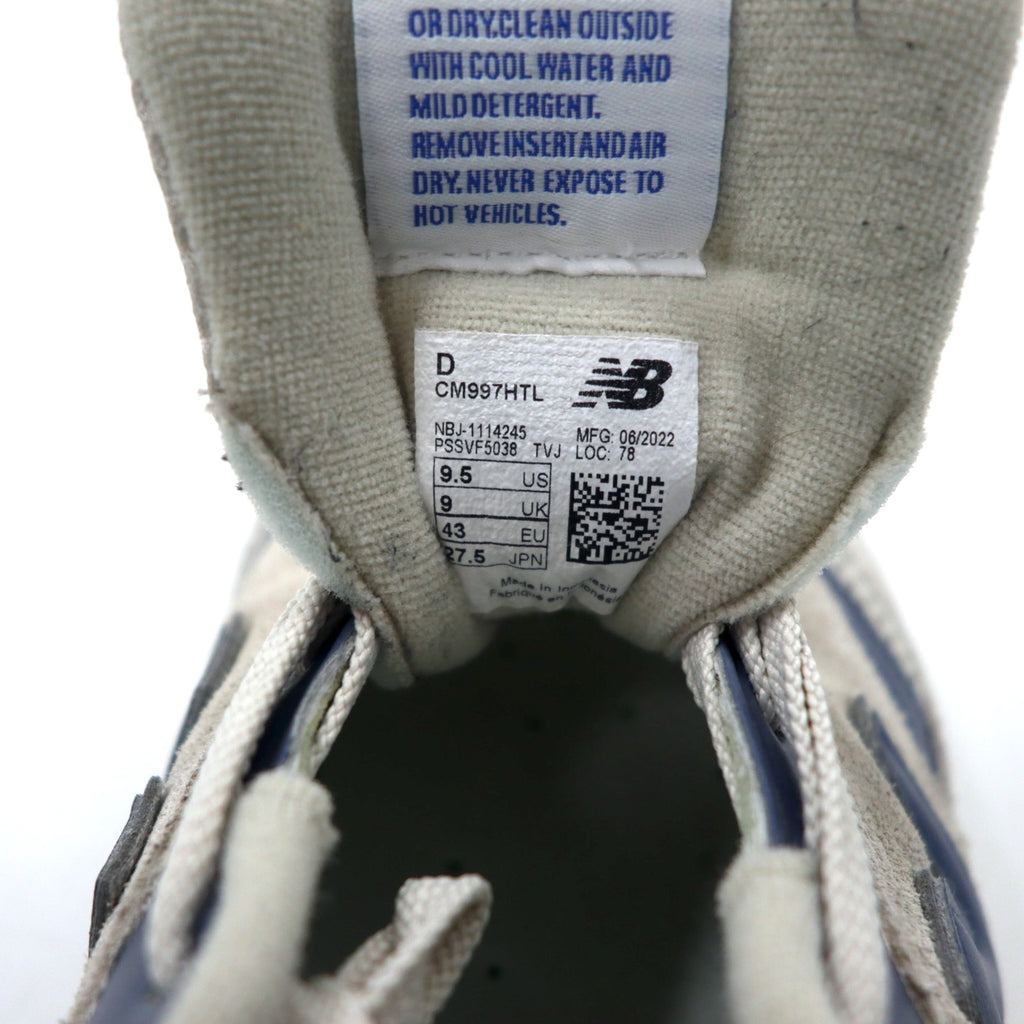 new balance 997H スニーカー 27.5cm グレー スエードレザー CM997HTL