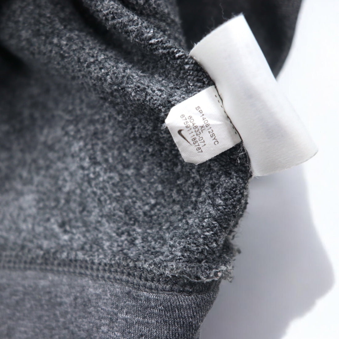NIKE Dri-FIT Pullover Hoodie XL Grey BATTLE READY 604632-071
