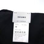 SOUMO Tuck Wide Slacks Pants M Grey Wool Slit Made in Japan