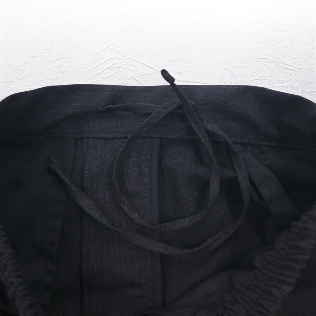 SOUMO Tuck Wide Slacks Pants M Grey Wool Slit Made in Japan