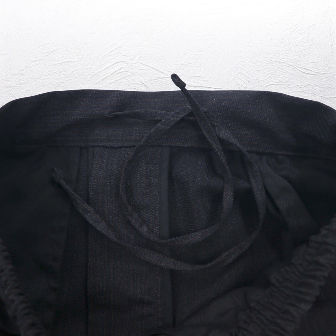 SOUMO Tuck Wide Slacks Pants M Grey Wool Slit Made in Japan