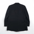 BURBERRY Made in Japan Peak Lapel Double-Breasted Blazer Suit, Size M, Metal Buttons, Wool Gabardine
