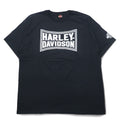 HARLEY DAVIDSON Double-sided Print T-shirt XXL Black Cotton TOKYO JAPAN