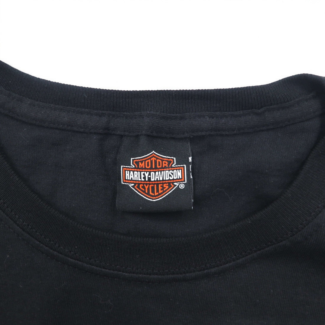 HARLEY DAVIDSON Double-sided Print T-shirt XXL Black Cotton TOKYO JAPAN
