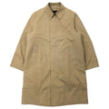 日本然リトテ-古着オンライン-GENTLEMAN'S WAREHOUSE 80年代 USA製 比翼 ステンカラーコート 40 ベージュ コットン チンストラップ ボアライナー着脱式-Gentleman's Warehouse 80s USA MADE Hiki wing COAT 40 beige cotton chin strap BOA liner Detachable
