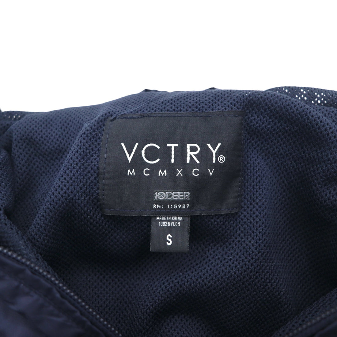 VCTRY MCMXCV (10DEEP) Anorak Parka S Navy Japanese Flag Patch