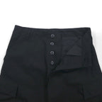 US Army ACU Trousers, Combat Cargo Pants, Size S, Black, Ripstop, Military, 8415-01-519-8429, TEESAR INC.