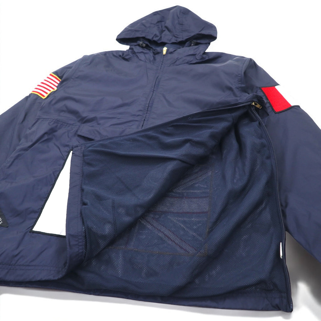 VCTRY MCMXCV (10DEEP) Anorak Parka S Navy Japanese Flag Patch