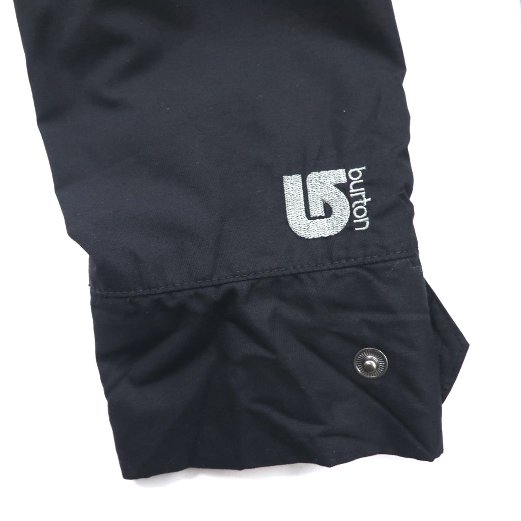 Burton Mountain Parka S Black Nylon DRYRIDE Waterproof Skiwear Drawcord