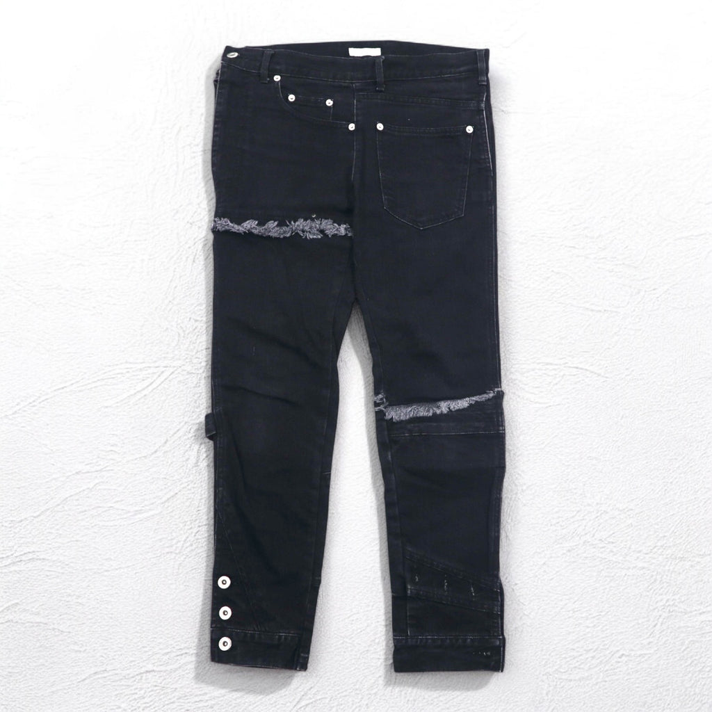 whowhat PUZZLE DENIM Jeans Pants S Black Made in Japan