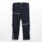whowhat PUZZLE DENIM Jeans Pants S Black Made in Japan