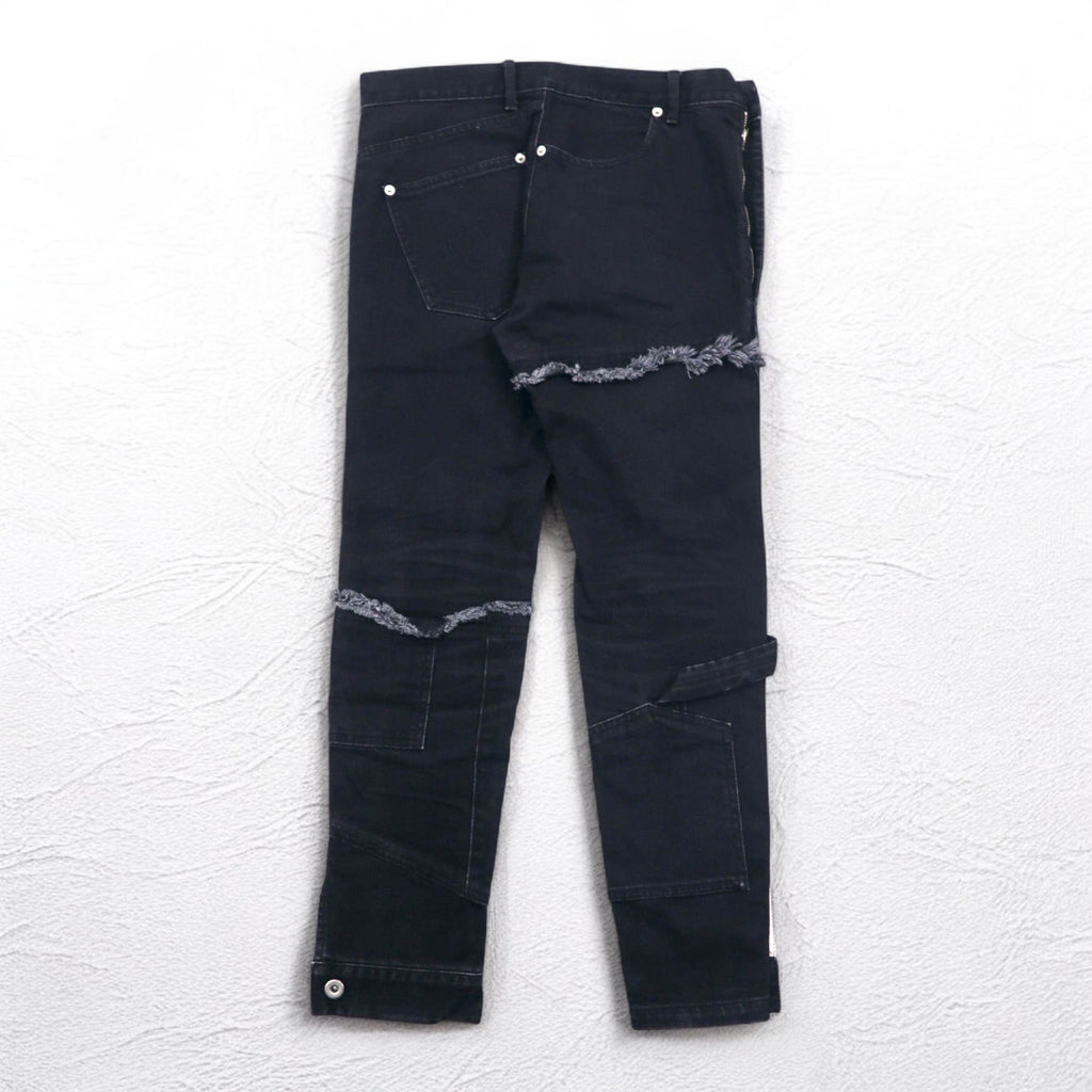 whowhat PUZZLE DENIM Jeans Pants S Black Made in Japan