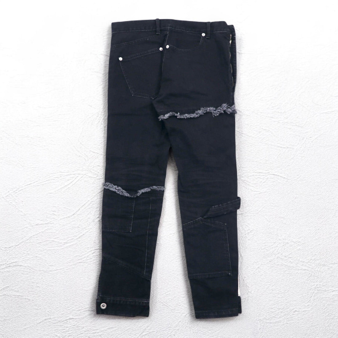 whowhat PUZZLE DENIM Jeans Pants S Black Made in Japan