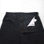 Lee black denim shorts, size L, black, cotton, made in Costa Rica.