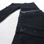 whowhat PUZZLE DENIM Jeans Pants S Black Made in Japan