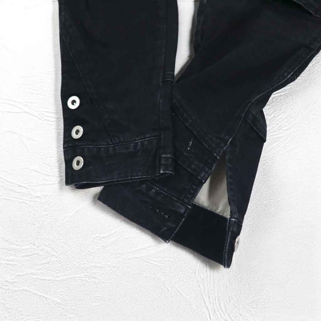 whowhat PUZZLE DENIM Jeans Pants S Black Made in Japan