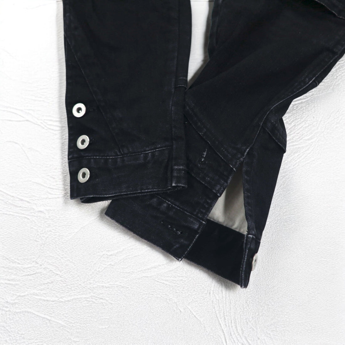 whowhat PUZZLE DENIM Jeans Pants S Black Made in Japan
