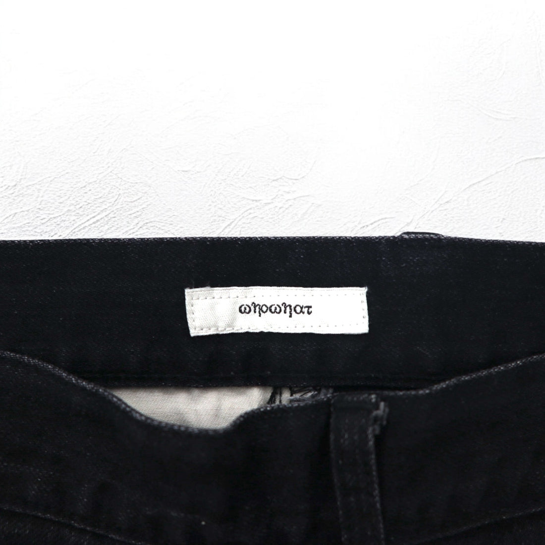 whowhat PUZZLE DENIM Jeans Pants S Black Made in Japan